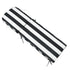 Ranu Extra Thick Outdoor Cushion Set – Black Striped Patio Chair Cushions | Outdoor Seat & Back Cushions | Weather-Resistant Outdoor Cushions | Kinwell Furniture